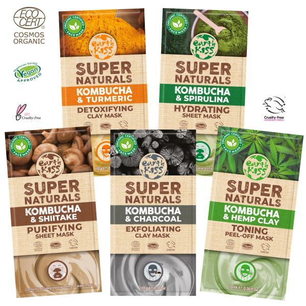 Earth Kiss Supernaturals Kombucha 5Pc Multipack