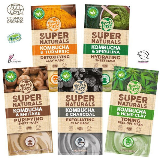 Earth Kiss Supernaturals Kombucha 5Pc Multipack