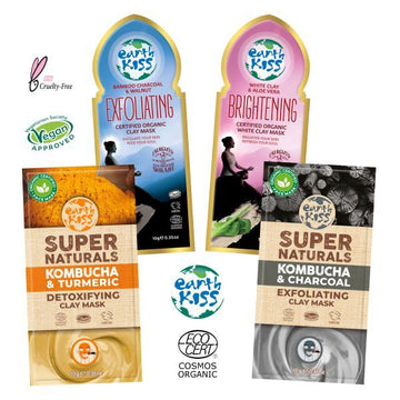 Earth Kiss Hydrating Clay Mask 4Pc Multipack
