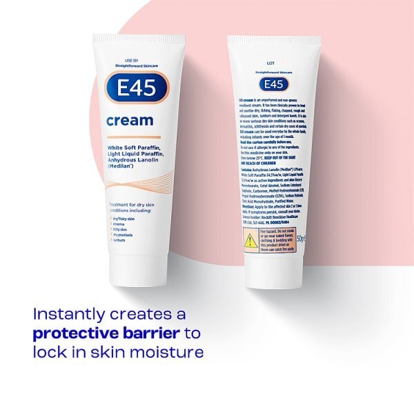 E45 Moisturising Cream For Dry Skin 50G