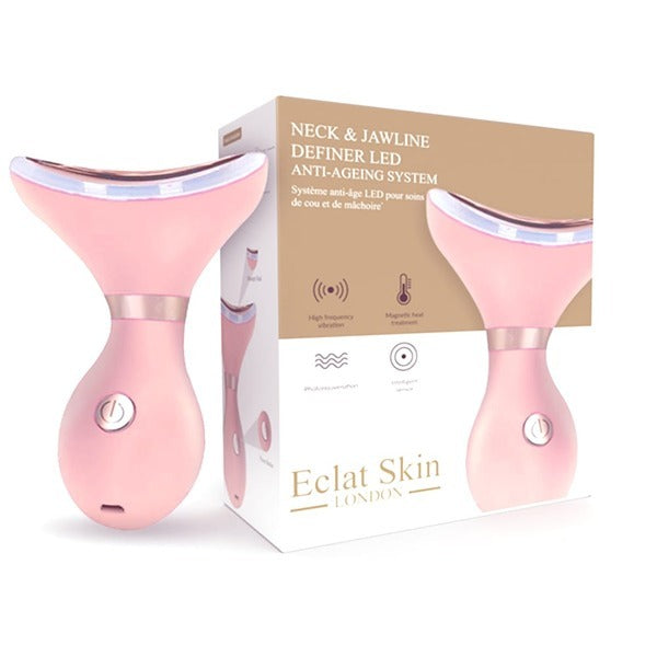 Eclat Neck & Jawline Definer Led Anti-Ageing (Rose Gold)