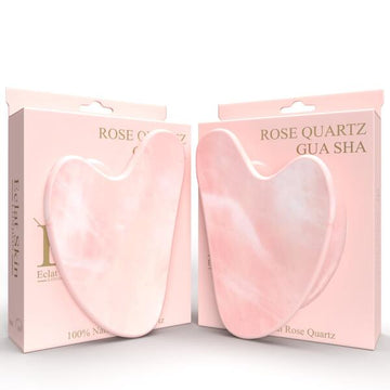 Eclat Skin London Rose Quartz Gua Sha X 2