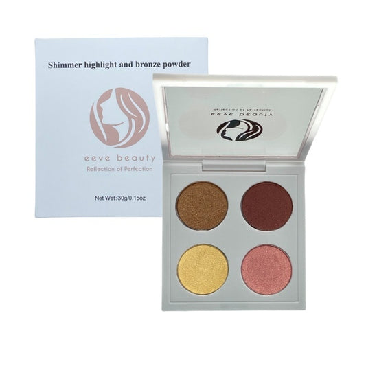 Eeve Beauty Ps Shimmer Highlighter & Bronzer Palette 02-30G