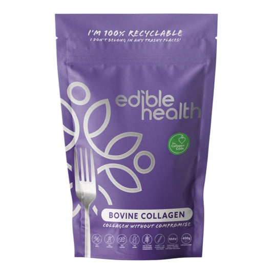 Edible Health Hydrolysed Bovine Collagen Powder 400G Pouch