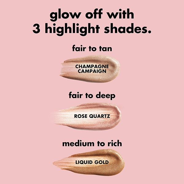 E.L.F. Halo Glow Highlight Beauty Wand Champagne Campaign