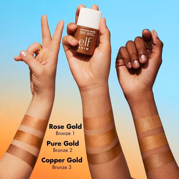 E.L.F. Skin Bronzing Drops Pure Gold 30Ml