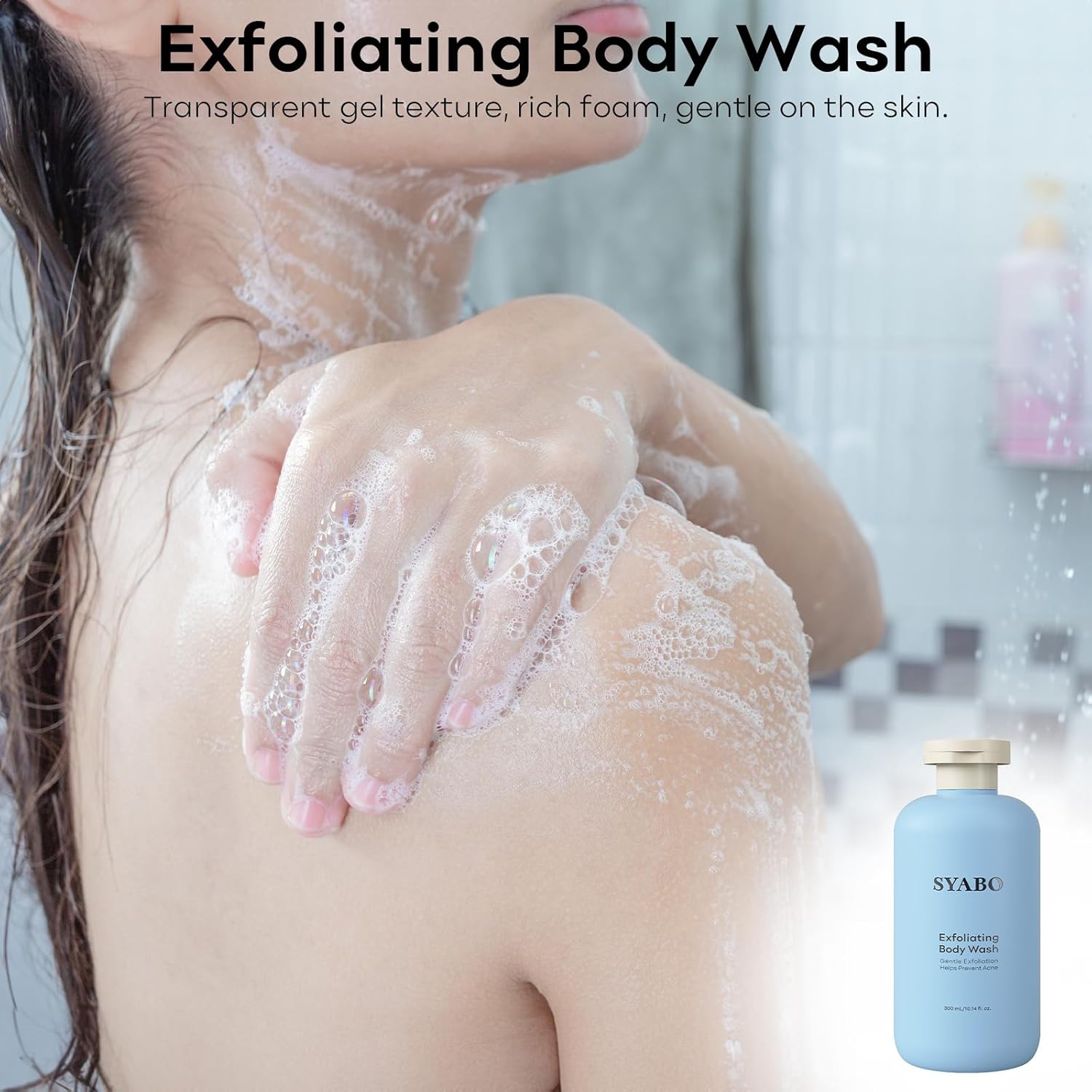 Sensitive Skin Hair Removal Cream with Body Wash, Painless Bikini Hair Removal and Salicylic Acid Body Wash to Exfoliate Rough and Bumpy Skin, Prevent Breakouts, Gently Exfoliates and Moisturizing : Beauty & Personal Care