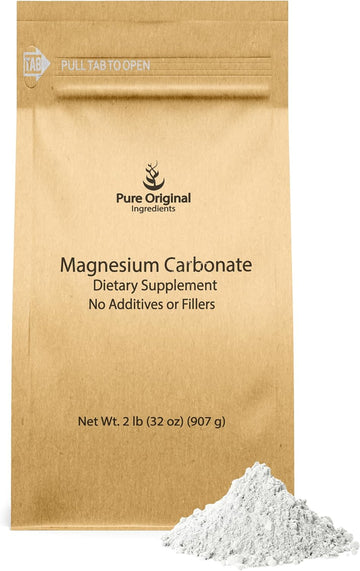 Pure Original Ingredients Magnesium Carbonate, Magnesium Supplement, Non-Gmo, Multi-Purpose (2 Pound)