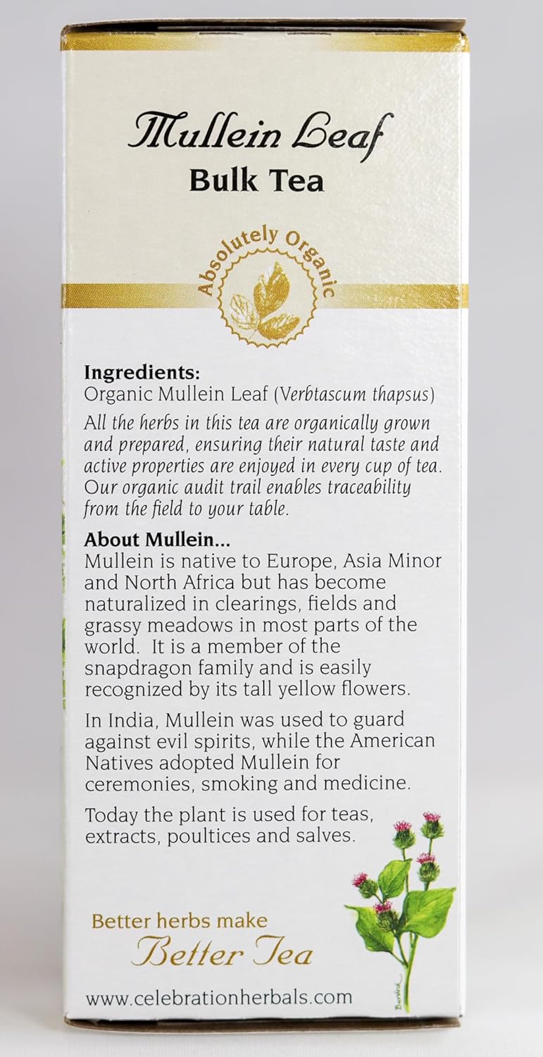Celebration+Herbals+Mullein+Leaf+25G : Grocery & Gourmet Food