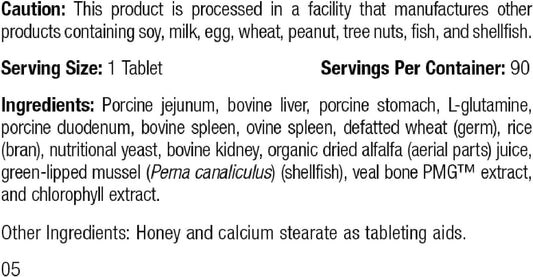 Standard Process - Feline Enteric Support - 90 Tablets