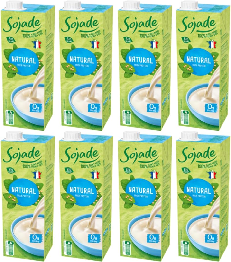 Koalakoi Organic Sojade Soya Milk Unsweetened, No Sugar Added (8X1L)