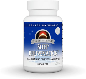 Source Naturals Sleep Science Sleep Rejuvenation, Melatonin And Tryptophan Complex For Restful Sleep Support* - 60 Tablets