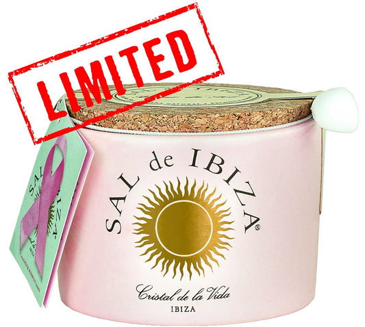Sal De Ibiza Fleur De Sel E Rose - Sea Salt With Rose Petals - 4.4Oz