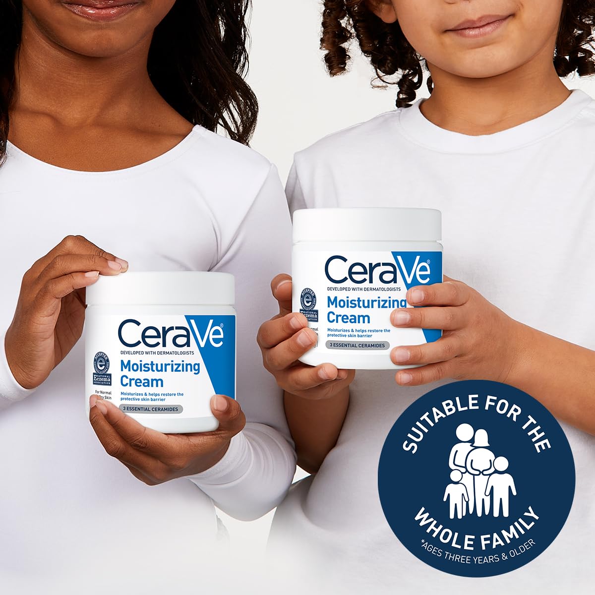 CeraVe Moisturizing Cream | Body and Face Moisturizer for Dry Skin | Body Cream with Hyaluronic Acid and Ceramides | Daily Moisturizer | Oil-Free | Fragrance Free | Non-Comedogenic | 19 Ounce : Beauty & Personal Care