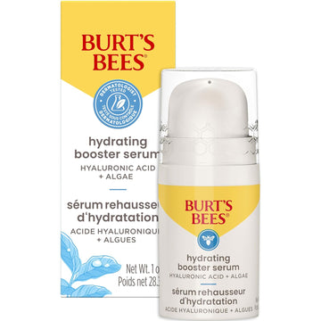 Burt'S Bees Green Tea Face Serum, Protects & Improves Skin Tone With Antioxidant Rich Green Tea & Lotus, Naturally Brightening & Firming, Lightweight - Antioxidant Booster Serum (1 Oz)