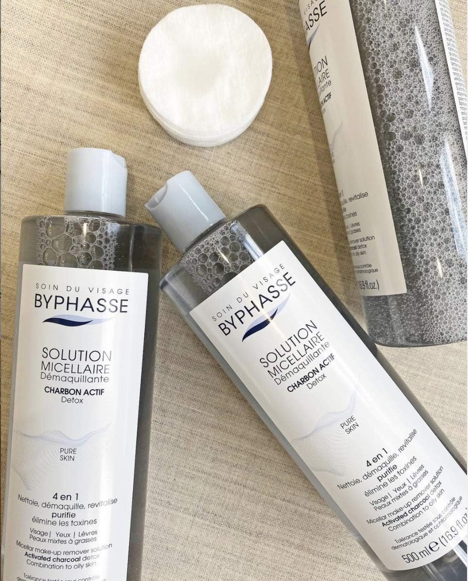 Byphasse Solución Micelar Desmaquillante Carbón Activo 500 Ml