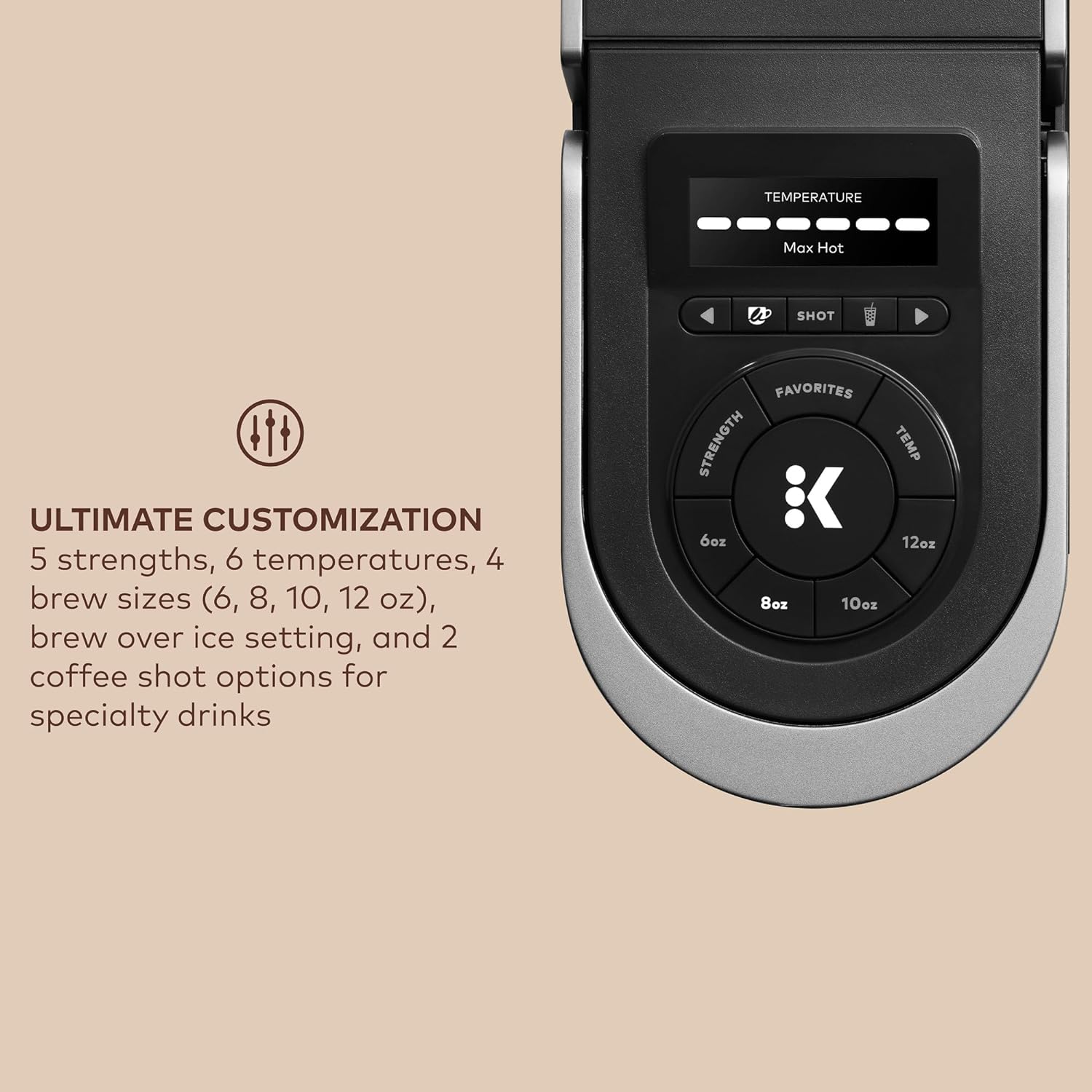 Keurig K-Cafe SMART Single Serve K-Cup Pod Coffee, Latte and Cappuccino Maker, Black: Home & Kitchen