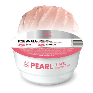 Lindsay Pearl Modeling Mask Cup Pack | Hydrating & Deep Pore Cleansing Mask | Korean Skin Care Mask (Pack Of 6, 0.36 Lbs.)