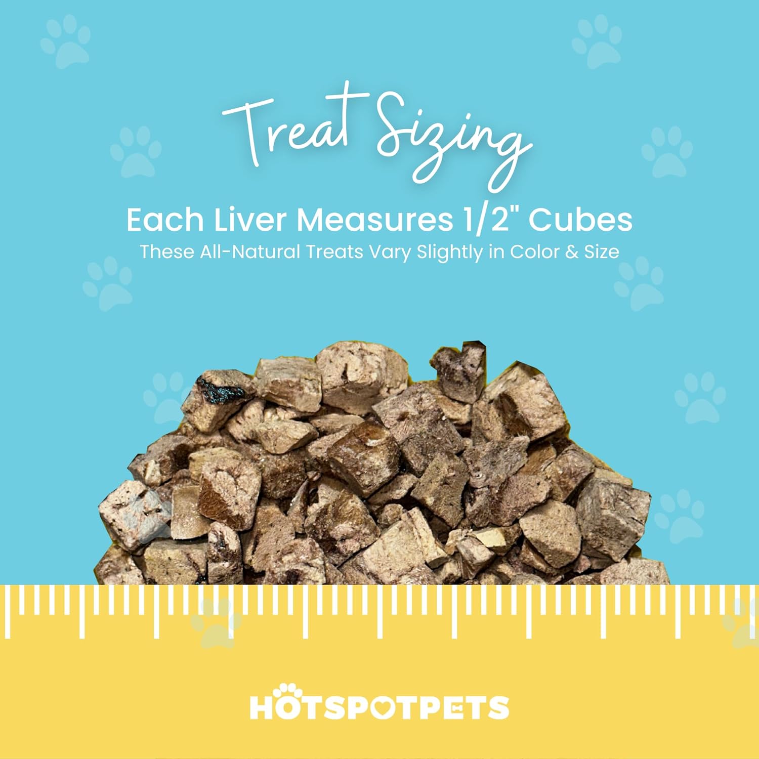 hotspot pets Freeze Dried Chicken Liver Treats for Cats & Dogs -1LB Big Bag- Single Ingredient All Natural Grain-Free - Perfect for Training, Topper or Snack -Made in USA - (Chicken Liver) : Pet Supplies
