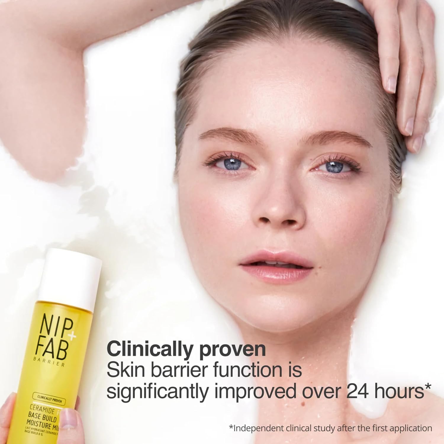 Nip + Fab Ceramide Fix Base + Build Moisture Milk 125ml, Hydrating Milky Toner, Strengthens Skin Barrier & Locks in Moisture, Vegan Skincare Made in The UK : Amazon.co.uk: Beauty