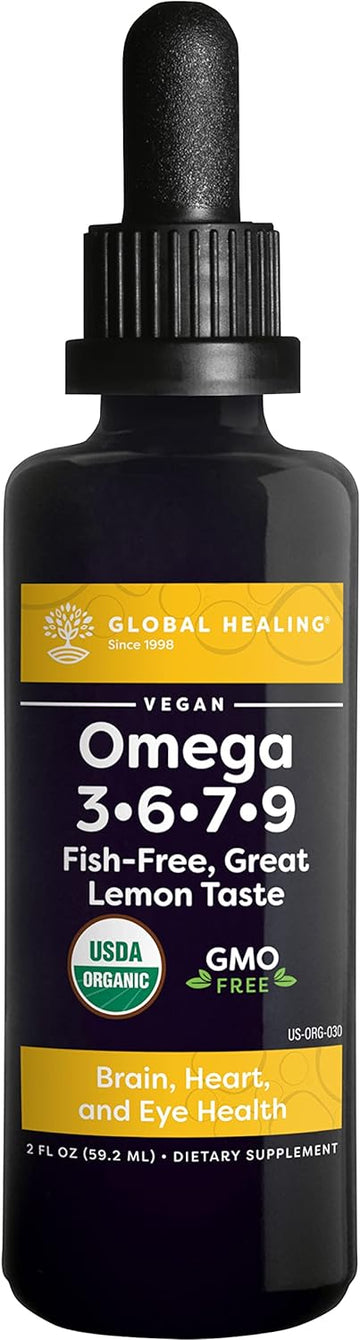 Global Healing Organic Omega 3 6 9 and 7 (Seaberry CO2 Extract) - Fish