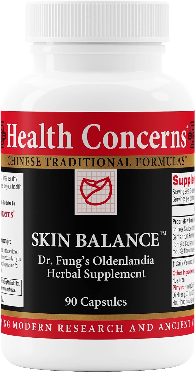 Health Concerns Skin Balance - Circulation Support & Skin Supplement - 90 Capsules