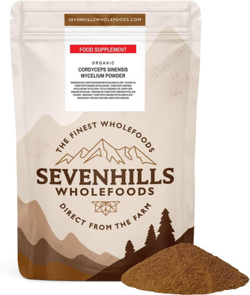 Sevenhills Wholefoods Organic Cordyceps Sinensis Mushroom Powder 200g