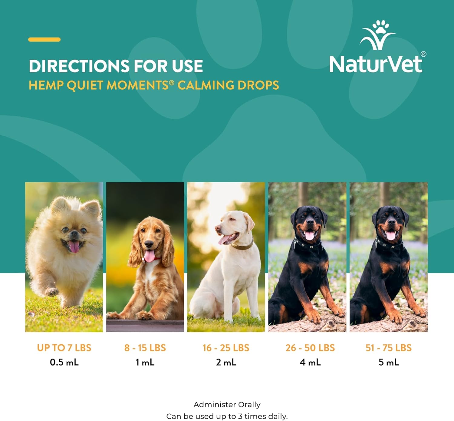 NaturVet – Hemp Quiet Moments Calming Drops – Enhanced with Hemp Seed Oil, L-Tryptophan & Ginger – Helps Reduce Stress & Promote Relaxation – for Dogs & Cats : Pet Supplies