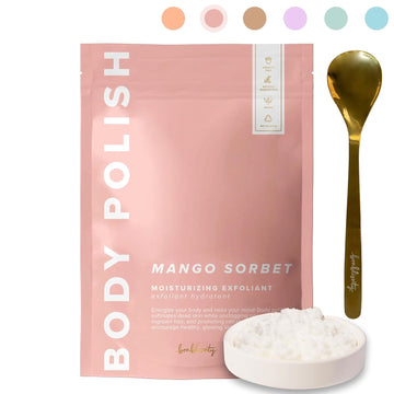 Body Polish, 8Oz. - Vanilla Brown Sugar Scented Body Scrub Exfoliator For Women, Exfoliating Sugar Scrub To Lotion Moisturizer, Gentle Exfoliant For Dry And Sensitive Skin, Handmade In Usa