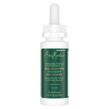 Sheamoisture Hair Regrowth Treatment For Women Minoxidil Topical Solution Ups, 2% To Stimulate Hair Regrowth Unscented 2 Oz