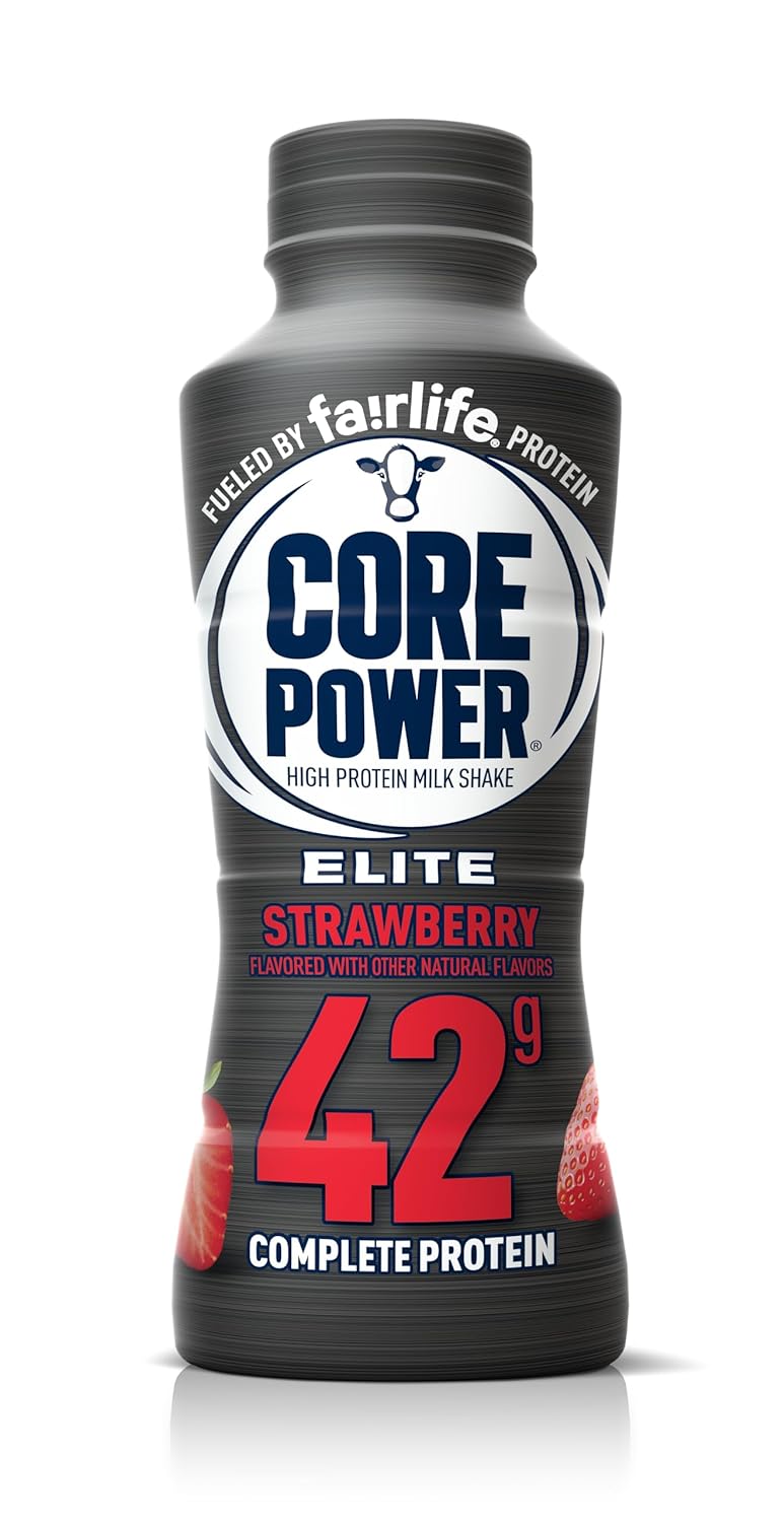 Core Power Elite High Protein Shake (42G), Strawberry, 14 Fl Oz