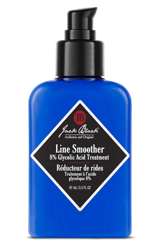 Jack Black Line Smoother 8% Glycolic Acid Treatment, 3.3 Fl Oz (Pack of 1) : Beauty & Personal Care