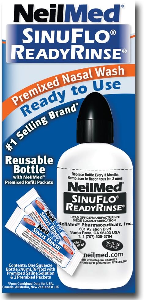 Neil Med Sinuflo Ready Rinse, 8 Fl Oz