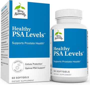 Terry Naturally Healthy Psa Levels - 60 Softgels - Supports Prostate Health - Non-Gmo, Gluten Free - 30 Servings