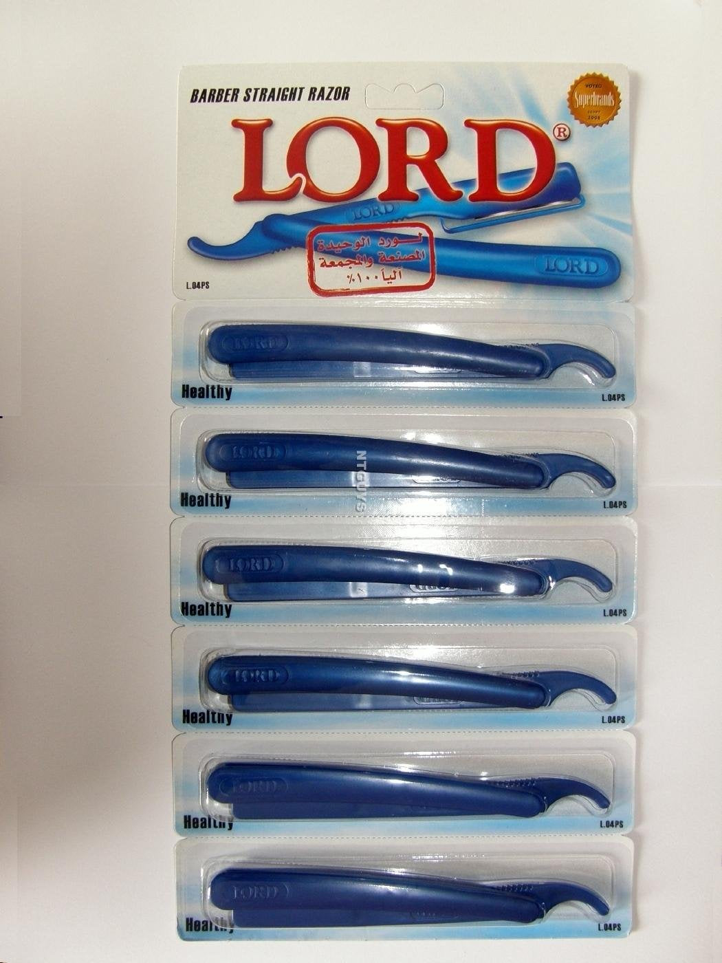 Lord Straight Razor Barber Single Edge Disposable 12 Pcs. L04Ps