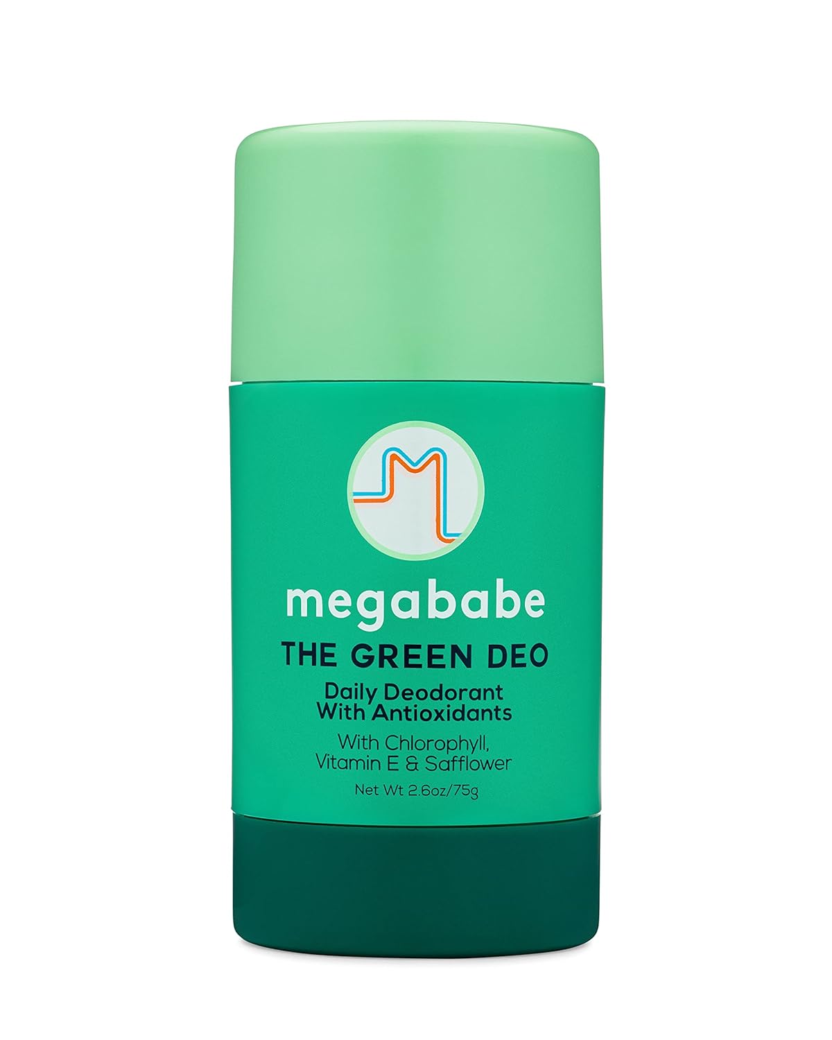 Megababe Daily Deodorant - The Green Deo With Anti-Antioxidants | Aluminum-Free, Solid, All Natural | Geranium & Lemon | Free From Parabens, Sulfates & Phthalates | 2.6 Oz