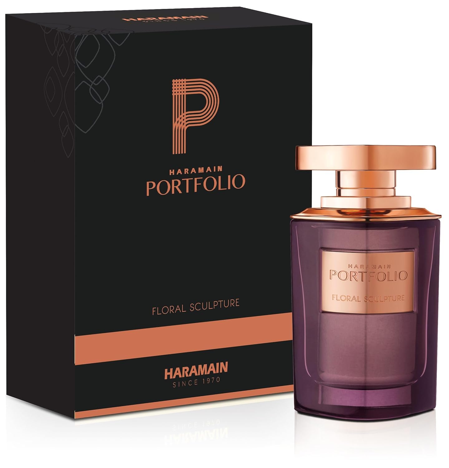 Al Haramain Portfolio Floral Sculpture For Unisex - Arabian Perfume For Women & Men - Long Lasting Fragrance With Bergamot, Cedarwood, Sandalwood - Arabic Cologne - Eau De Parfum - 2.5 Oz Edp Spray