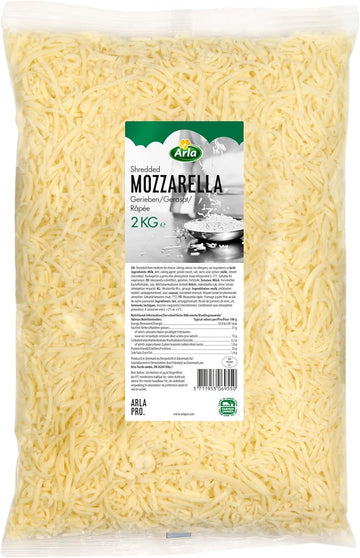 Mozzarella Grated 2Kg Arla Pro - From Great British Trading Limited