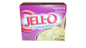 Jell-O Cook & Serve Fat Free Pudding & Pie Filling, Tapioca, 3 ct : Grocery & Gourmet Food