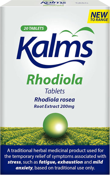 Kalms Rhodiola, 20 Tablets - Temporary Relief From Fatigue And Exhaustion Associated With Stress