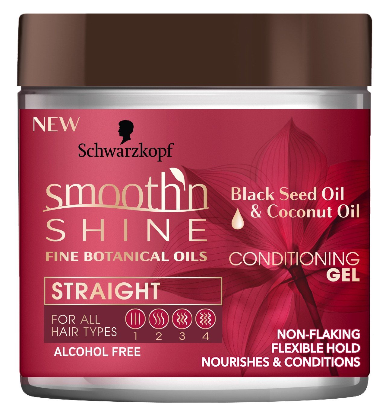 Smooth N Shine Straight Gel Conditioning 6 Ounce Jar (177Ml) : Beauty & Personal Care