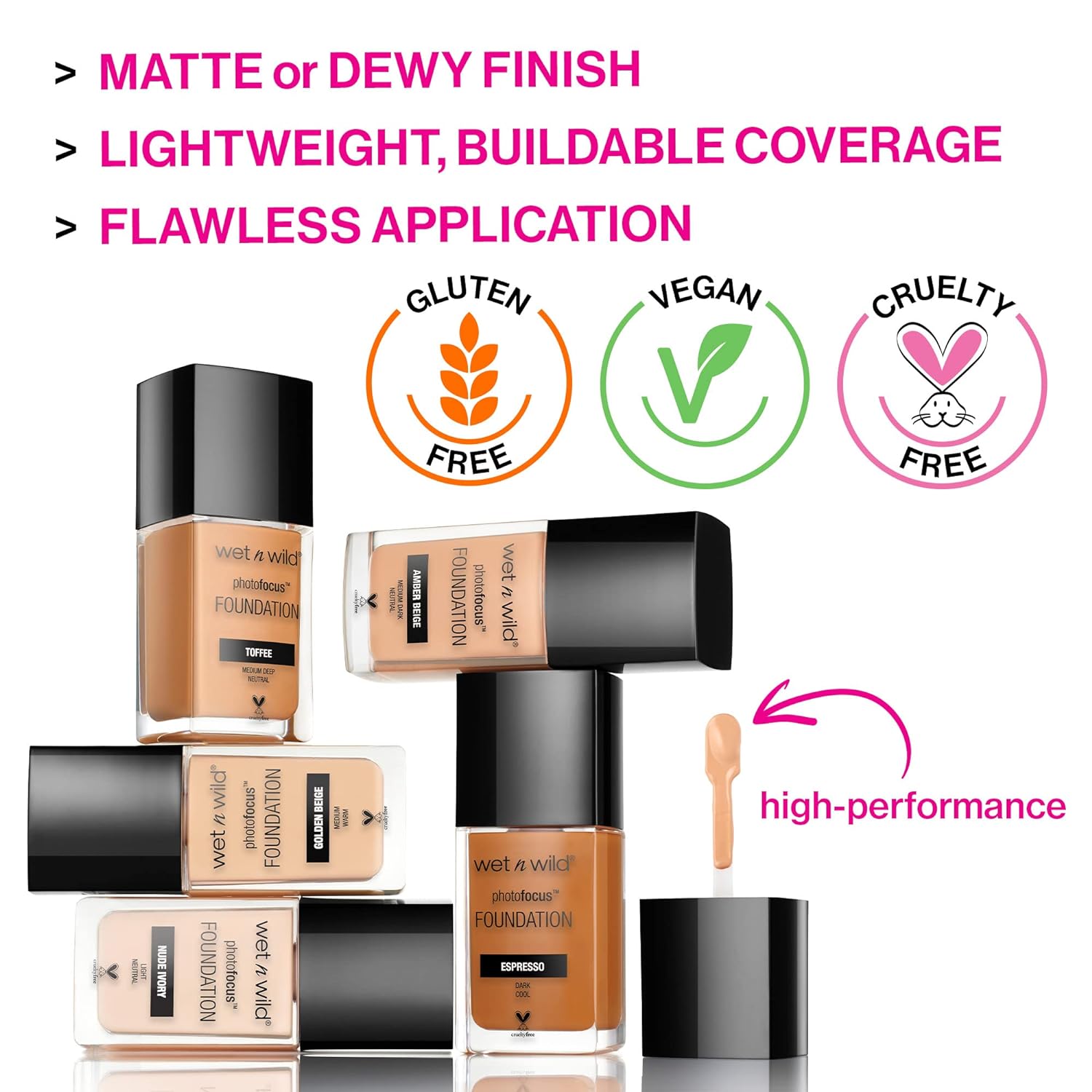 wet n wild Photo Focus Dewy Liquid Foundation Makeup, Buff Bisque : Beauty & Personal Care