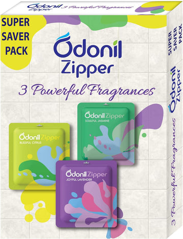 Odonil Air Freshener Zipper, 10g (Pack of 3)