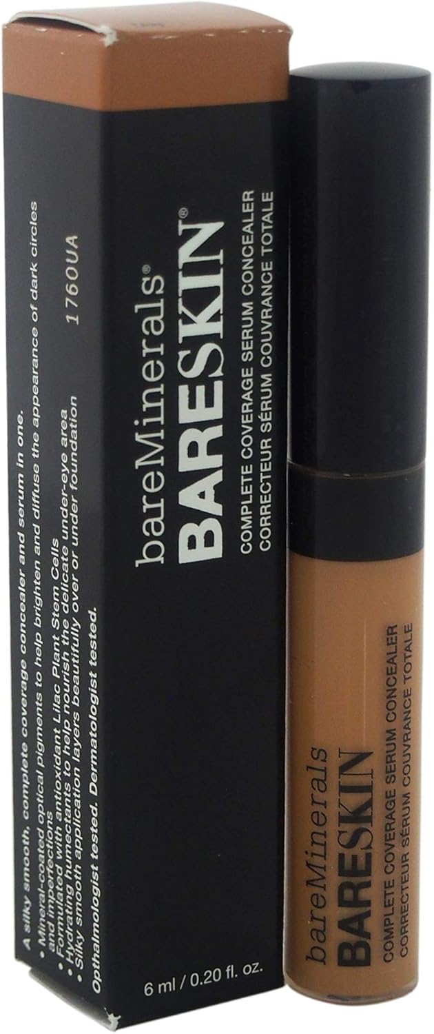 BARESKIN COMPLETE COVERAGE SERUM CONCEALER - TAN