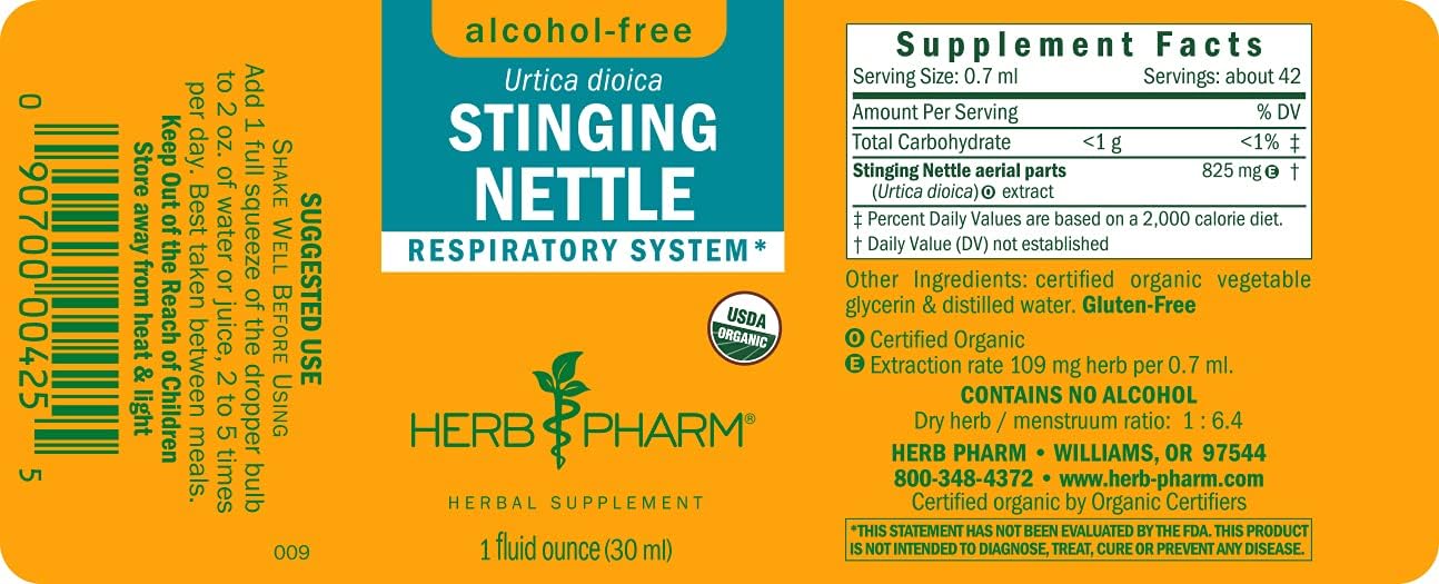 Herb Pharm Alcohol-Free Stinging Nettle Glycerite - 1 