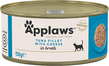 Applaws 100% Natural Wet Cat Food Tuna with Cheese Tin, 156g (Pack of 24)?2007NE-A