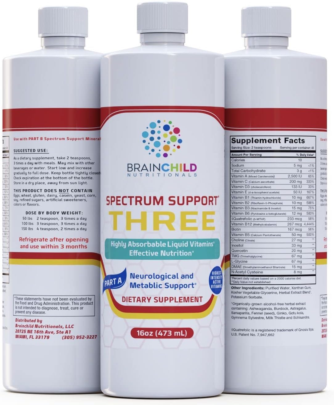 Brainchild Nutritionals Spectrum Support Iii Vitamins