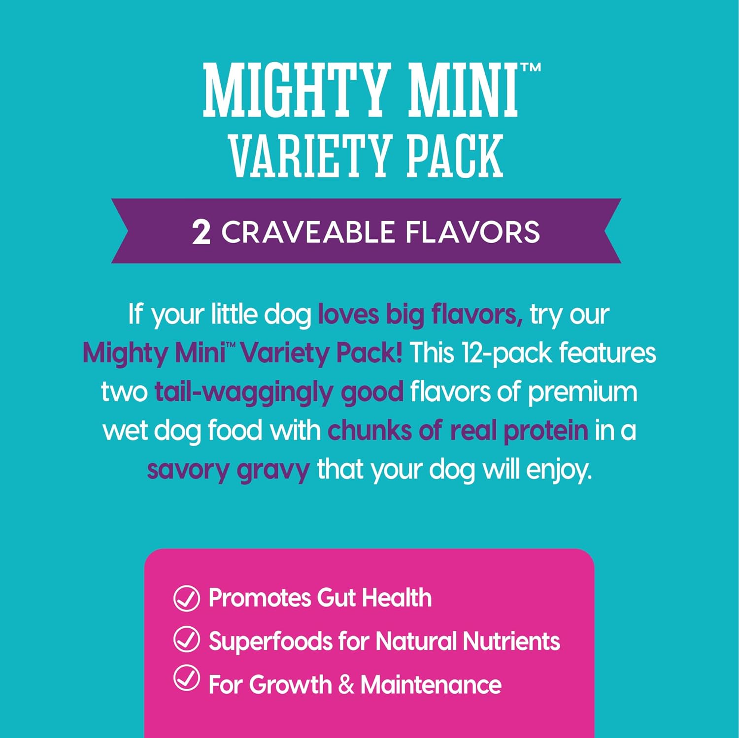 Solid Gold Wet Dog Food Variety Pack for Small Dogs - Mighty Mini Grain Free Wet Dog Food Made with Real Protein - for Puppies, Adult & Senior Small Breeds with Sensitive Stomachs - 12 Pack: Pet Supplies: Amazon.com