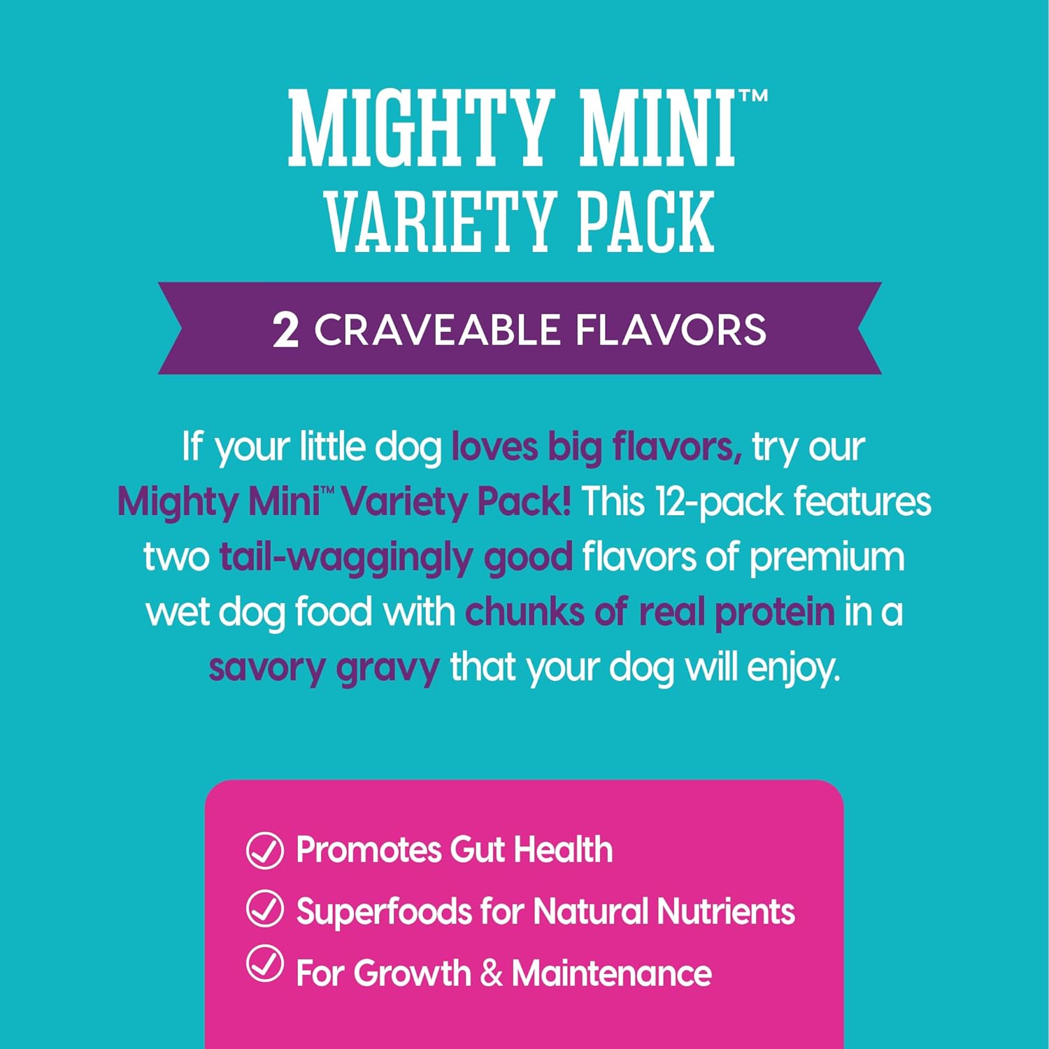 Solid Gold Wet Dog Food Variety Pack for Small Dogs - Mighty Mini Grain Free Wet Dog Food Made with Real Protein - for Puppies, Adult & Senior Small Breeds with Sensitive Stomachs - 12 Pack: Pet Supplies: Amazon.com