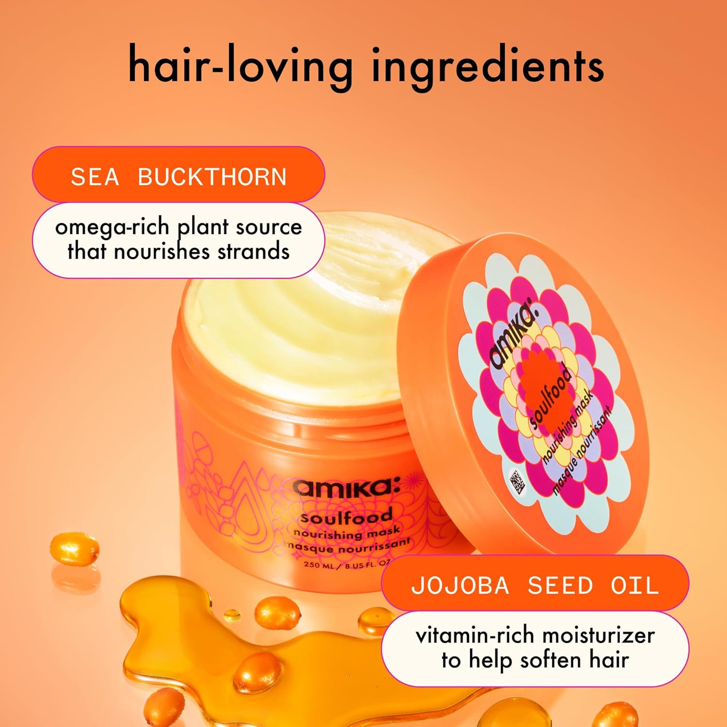 Amika Soulfood Nourishing Mask, 16 Fl Oz (Pack Of 1) : Beauty & Personal Care
